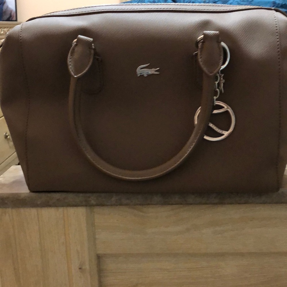 Lacoste duffle crossbody bag